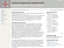 Tablet Screenshot of gdg-grefrath.de